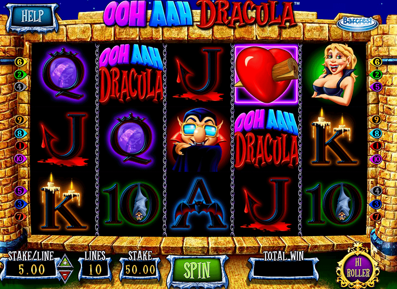 Ooh Aah Dracula slot machine