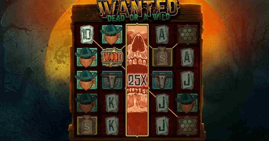 slot machine Wanted Dead or a Wild