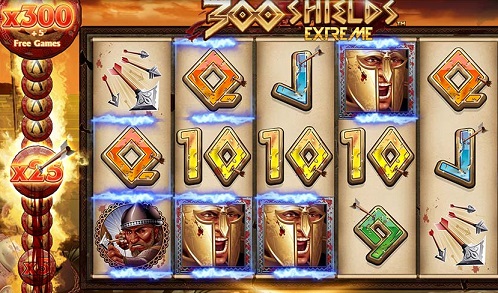 300 Shields bonus game