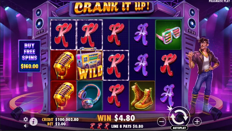 Gameplay de Crank It Up