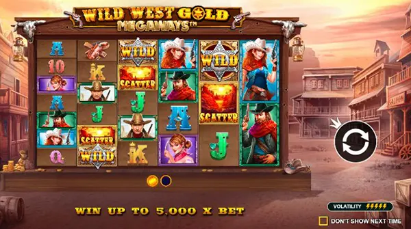 Gameplay Wild West Gold